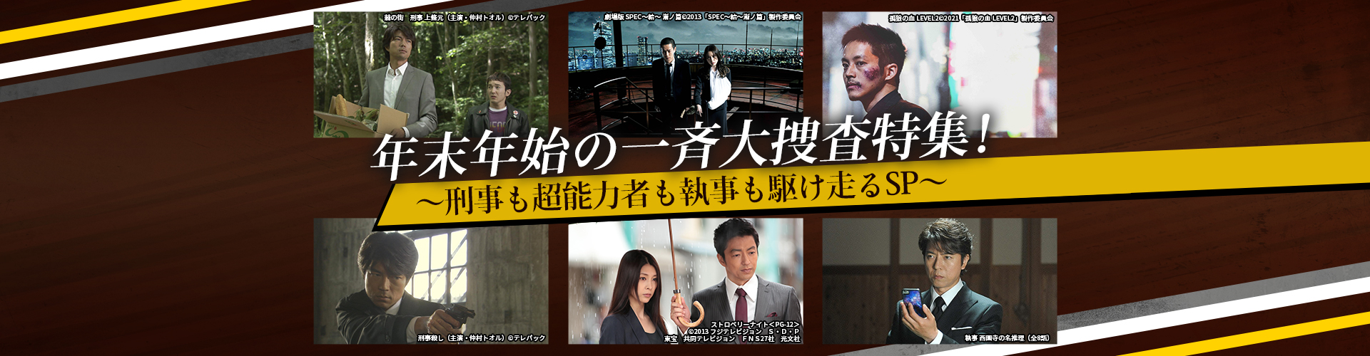 年末年始の一斉大捜査特集！～刑事も超能力者も執事も駆け走るSP～